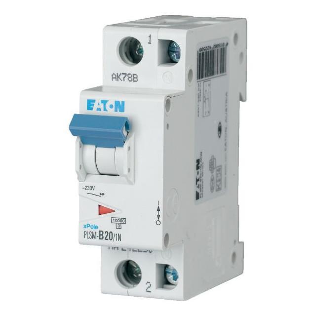 PLSM-B20/1N-MW Wyłącznik nadprądowy 10kA B20A 1P+N 242250 EATON
