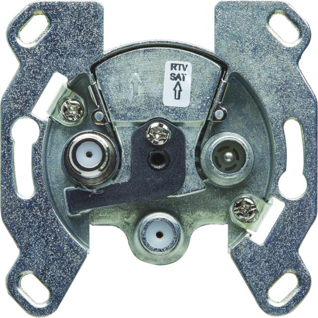 BERKER one.platform mechanizm gniazda RTV 2xSAT końcowego 53455331 HAGER