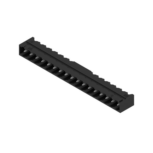 SL-SMT 5.08HC/17/90G 3.2SN BK BX Wtyki PCB (złącza płyty), 5.08 mm, Liczba biegunów: 17, kąt odejścia: 90° /20szt./ 1780330000 WEIDMÜLLER