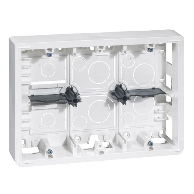 Mosaic Puszka Natynkowa-2X6 Lub 2X8 Lub 2x3x2 Mod Poziom 46Mm Do Uchytu 080266  080276 LEGRAND