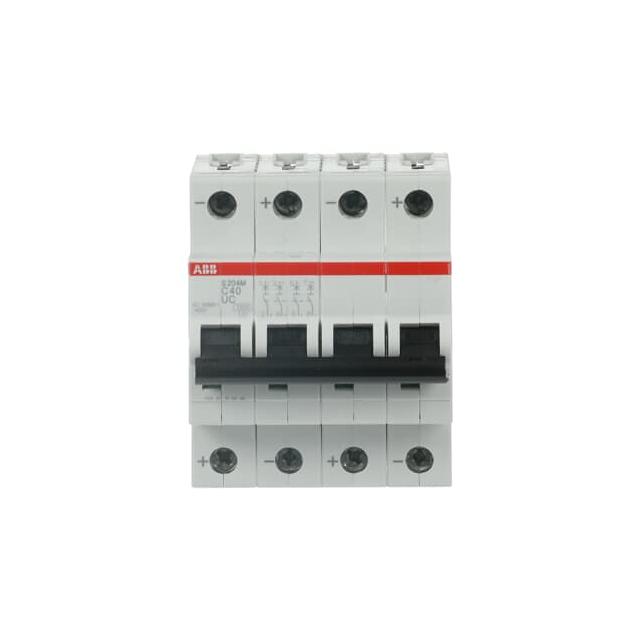 S204M-C40UC Wyłącznik nadprądowy 10kA AC/DC 4P C40A 2CDS274061R0404 ABB