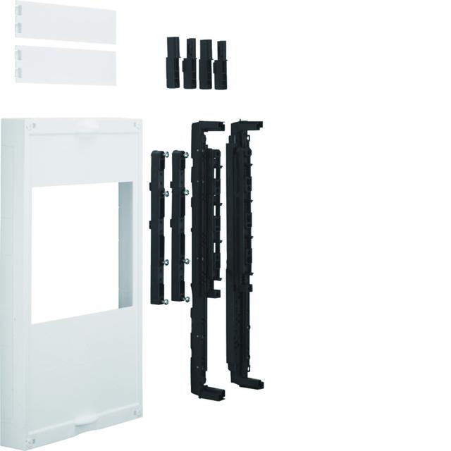 univers N Blok dla szyn zbiorczych poziomych 60mm 4/5-pol. 2xNH00 450x250mm UE31E2B HAGER