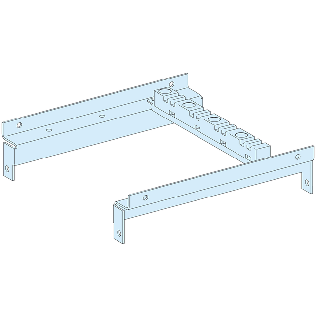 Rozdzielnice PrismaSet, wspornik dolny do pionowych poprzecznych szyn 5/10mm Linergy LGYE/BS 300mm