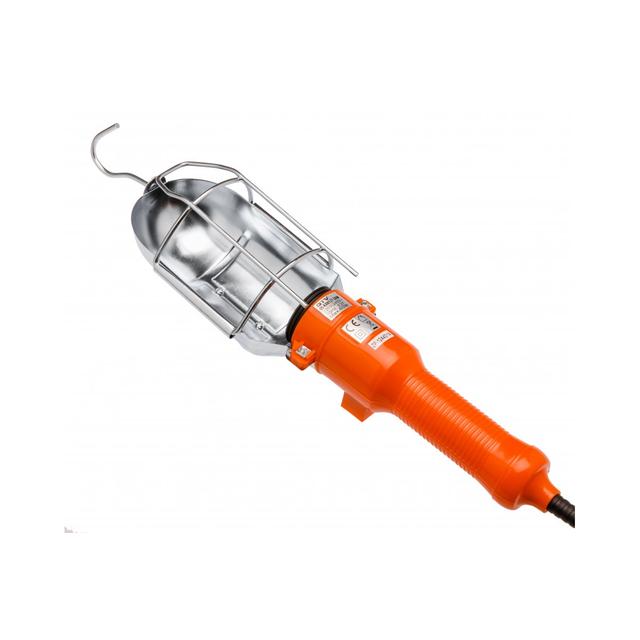 OPRAWA PRZENOŚNA, E27, 5M, MAX 60W, POMARAŃCZOWA