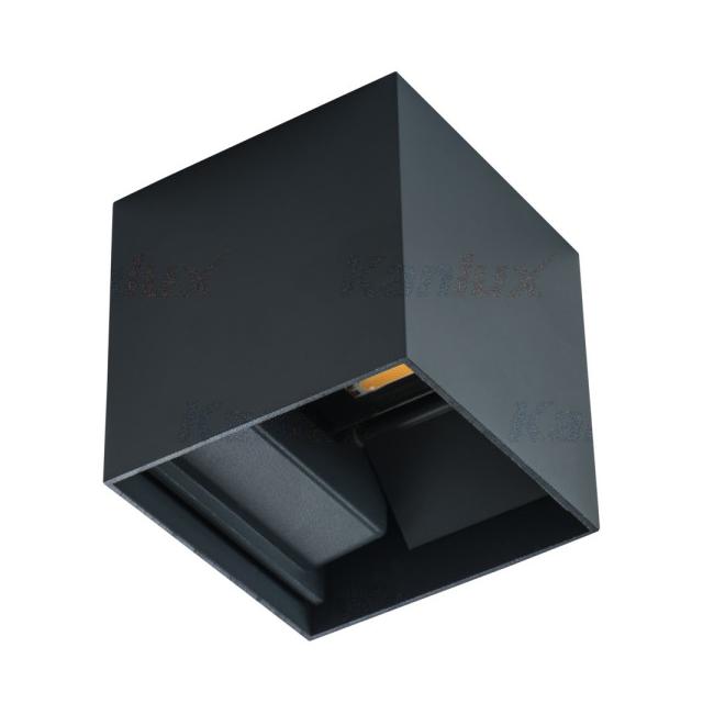 REKA LED EL 7W-L-GR Oprawa elewacyjna REKA LED EL 7W-L-GR kwadrat 10cmx10cm max 360lm barwa biała IP