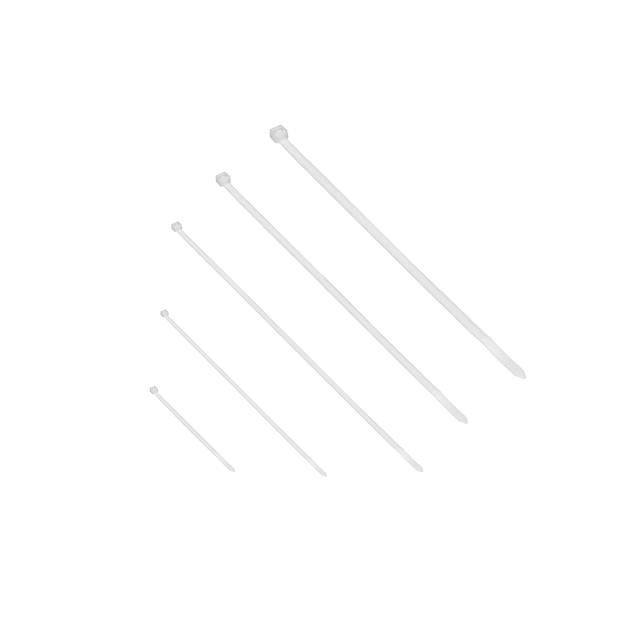 Zestaw opasek kablowych 100szt kolor naturalny W zestawie: 2,5x100-20szt 2,5x200-20szt 3,6x300-2 OR-