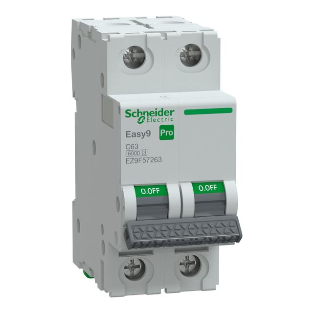 Wyłącznik nadprądowy Easy9 PRO 6kA 2P C63A EZ9F57263 Schneider
