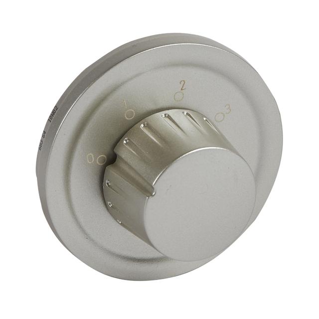 CELIANE - PLAKIETKA STEROWNIKA WENTYLACJI 4-POŁOŻENIOWEGO TYTANOWA, Legrand