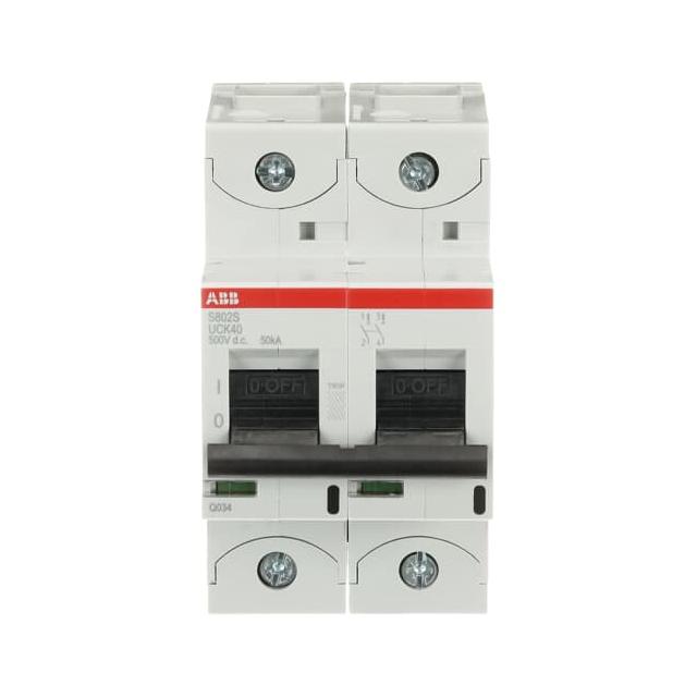 S802S-UCK40 Wyłącznik nadprądowy 50kA AC/DC 2P UCK40A 2CCS862001R1557 ABB