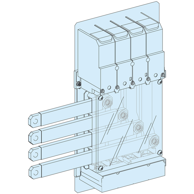Rozdzielnice PrismaSet, blok przyłączeniowy dla kabli w przedziale do NSX630