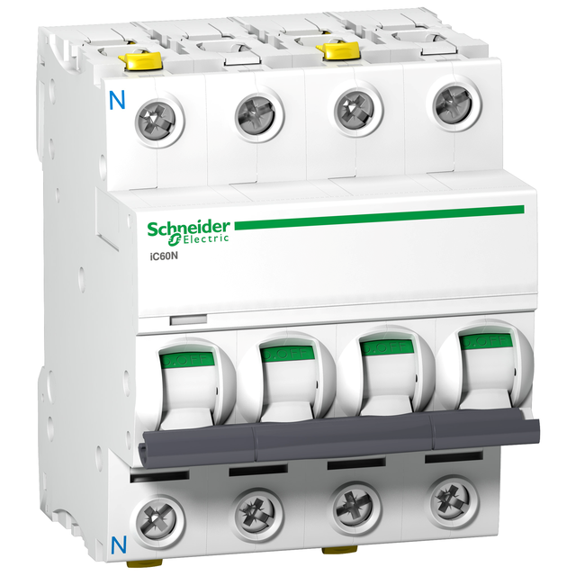Wyłącznik nadprądowy Acti9 iC60N 3P+N C6A A9F04706 Schneider