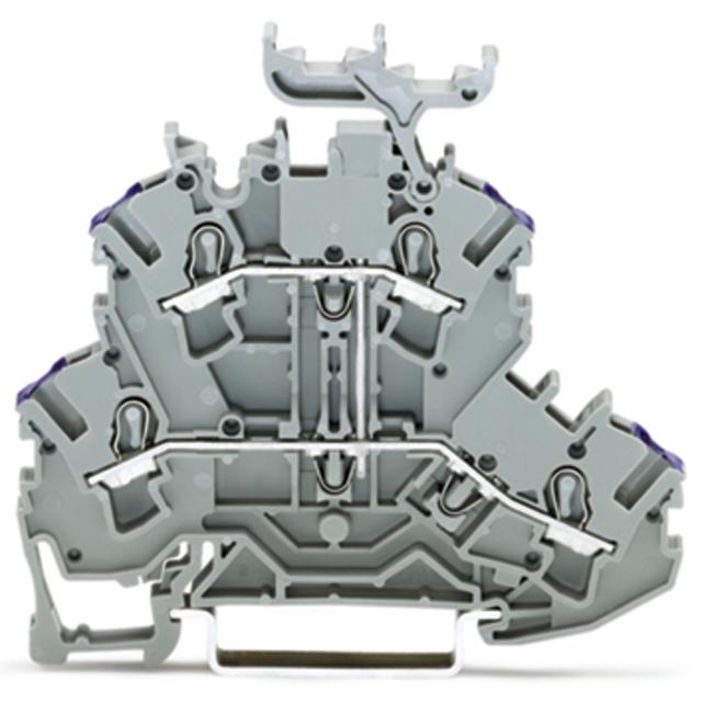 TOPJOBS złączka 2-piętrowa 2,5 mm2 L szara