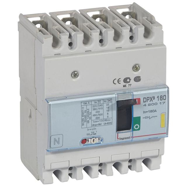 Wyłącznik DPX3160 4P 160A 16kA 420017 LEGRAND