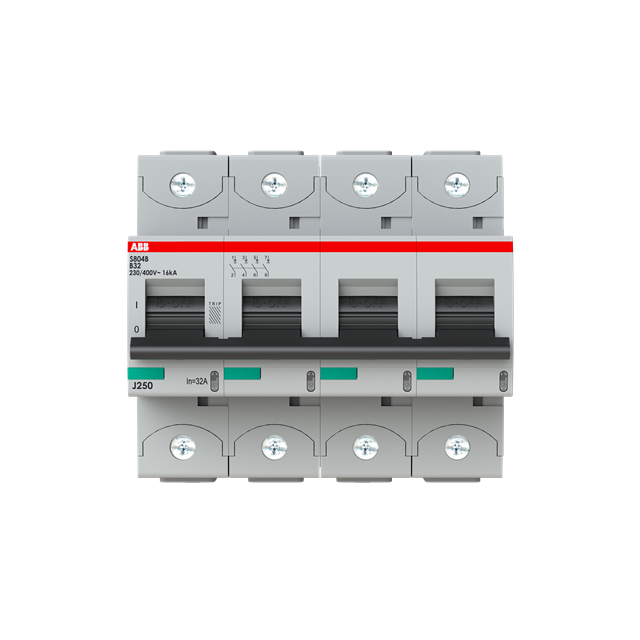 S804B-B32 Wyłącznik nadprądowy 16kA 4P B32A 2CCS814001R0325 ABB