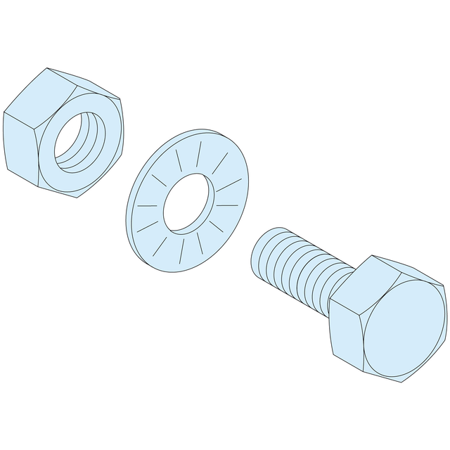 Rozdzielnice PrismaSet, śruby M6x20 do szyn 5mm 20sztuk