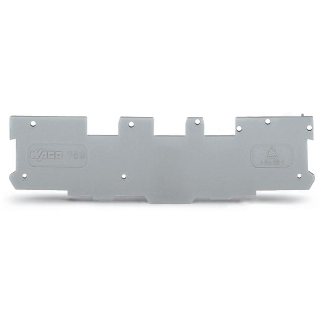 Ścianka końcowa/wewnętrzna gr. 1,1mm szara /25szt./ 769-315 WAGO