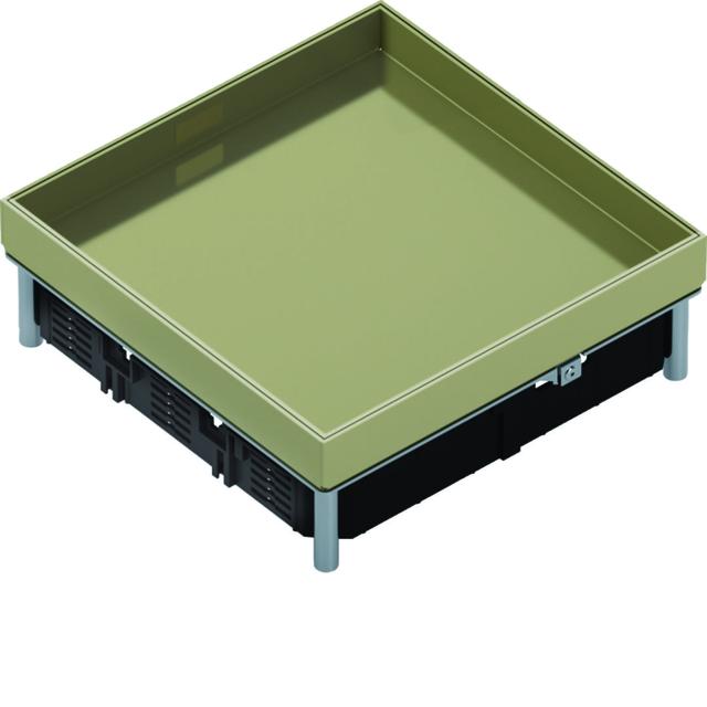 tehalit.VE-EE Pokrywa pełna IP54 5kN MKQ12 244x244 25mm mosiądz MKQ120BL25 HAGER