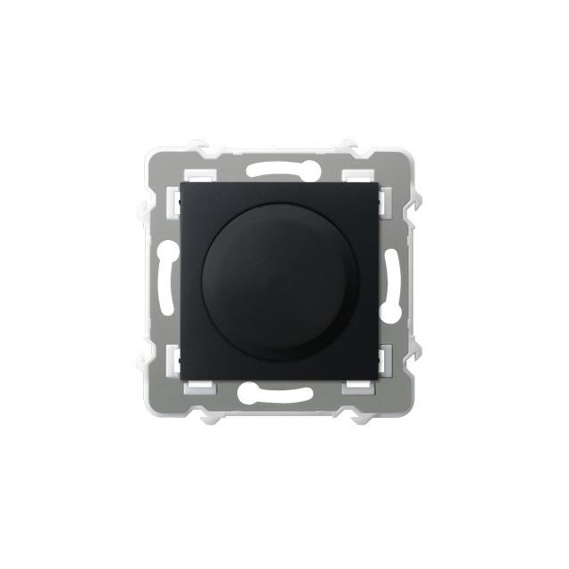 SZAFIR Ściemniacz uniwersalny do obciążenia żarowego, halogenowego oraz LED - kolor czarny metalik