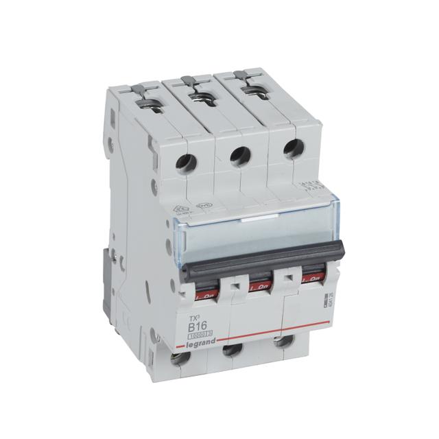Wyłącznik Nadprądowy S 313 3P B16A 10000A TX3 404126 LEGRAND