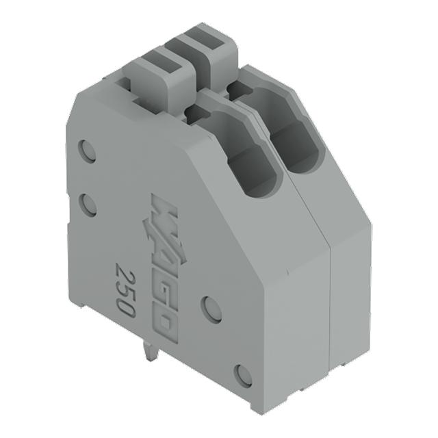 listwa zaciskowa do pł. drukowanych 2-bieg. szara raster 2,54 mm /180szt./ WAGO