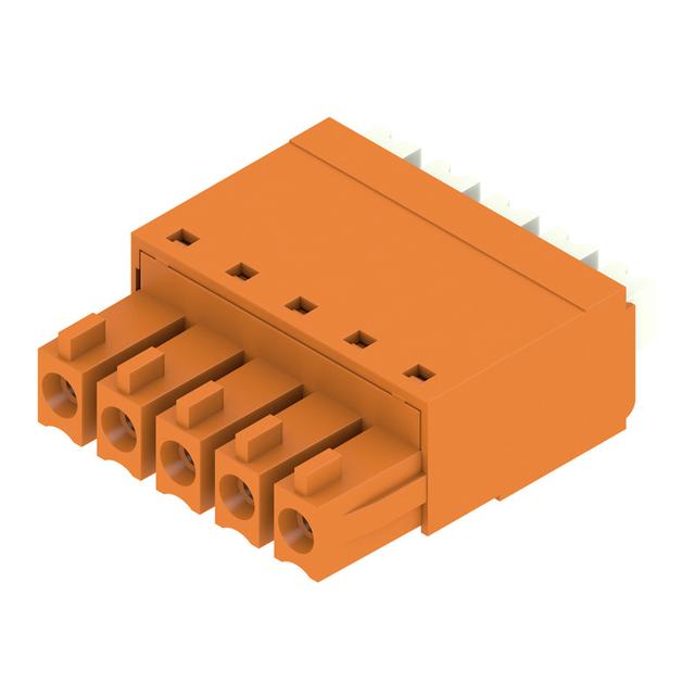 BCF 3.81/05/180 SN OR BX Wtyk PCB (złącze wiązki), listwa z gniazdami, 3.81 mm, Liczba biegunów: 5, PUSH IN, złącze sprężynowe /50szt./ 1969120000 WEIDMÜLLER