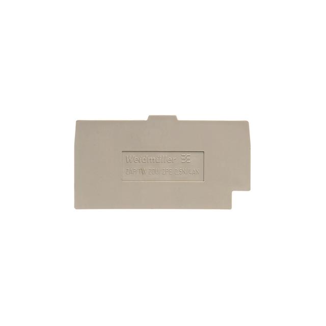 ZAP/TW ZDU/ZPE 2.5N/4AN Płyta separacyjna (terminal), Płyta zamykająca i pośrednia, 57.5 mm x 54.75 mm, Ciemnobeżowy /50szt./ 1933810000 WEIDMÜLLER