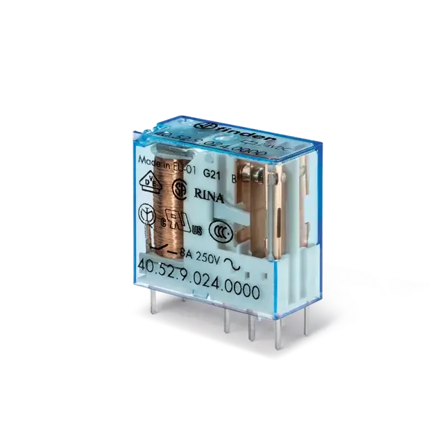 Przekaźnik miniaturowy 2 Z; 8A; 12V AC