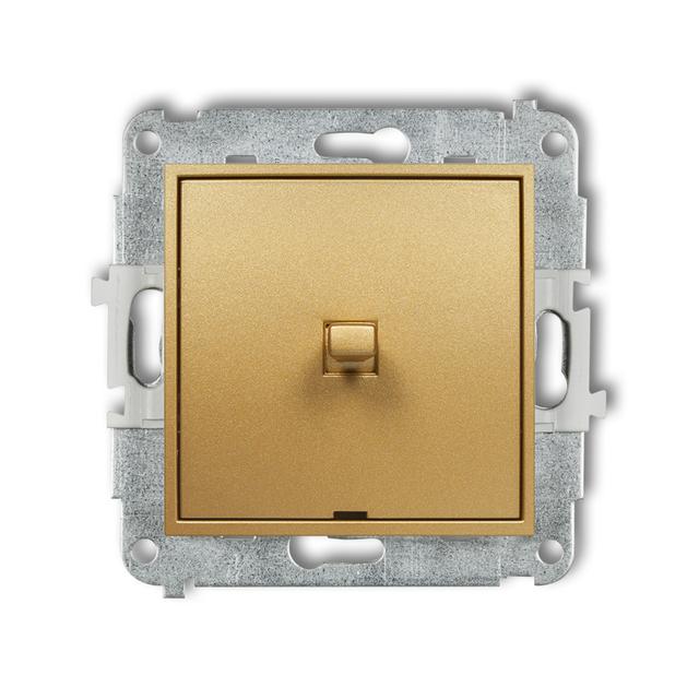 ICON Mechanizm łącznika schodowego w stylu amerykańskim (jeden klawisz bez piktogramu) złoty