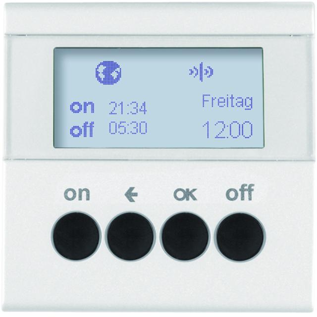 BERKER S.1/B.3/B.7 KNX RF quicklink łącznik czasowy biały 85745288 HAGER