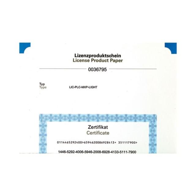 LIC-PLC-MXP-MEDIUM Licencja PLC do paneli XV(S)-4xx-1x...