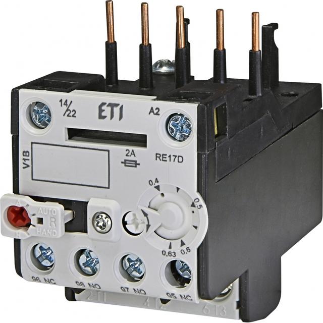 Przekaźnik termiczny RE17D-0,63 0,4-0,63A 004641401 ETI