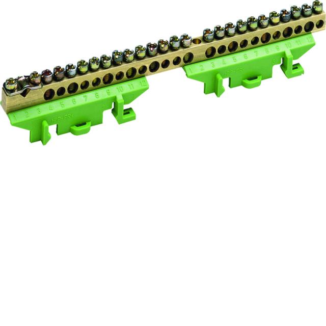 Listwa przyłączeniowa z cokołem ochronna 1x25+11x16+13x10 mm2 KM25E HAGER