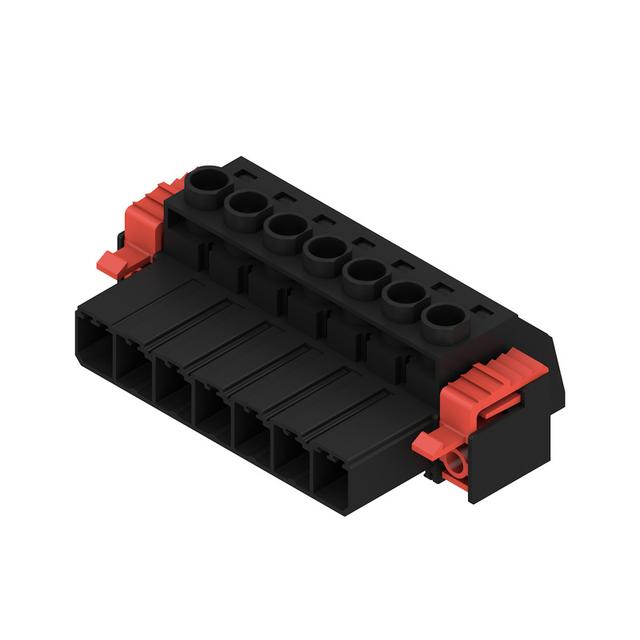 SVZ 7.62HP/07/180FI SN BK BX Wtyk PCB (złącze wiązki), 7.62 mm, Liczba biegunów: 7, Przyłącze z jarzmem /50szt./ 1932120000 WEIDMÜLLER