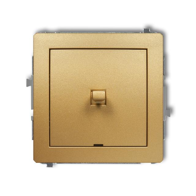 DECO Mechanizm łącznika jednobiegunowego w stylu amerykańskim złoty