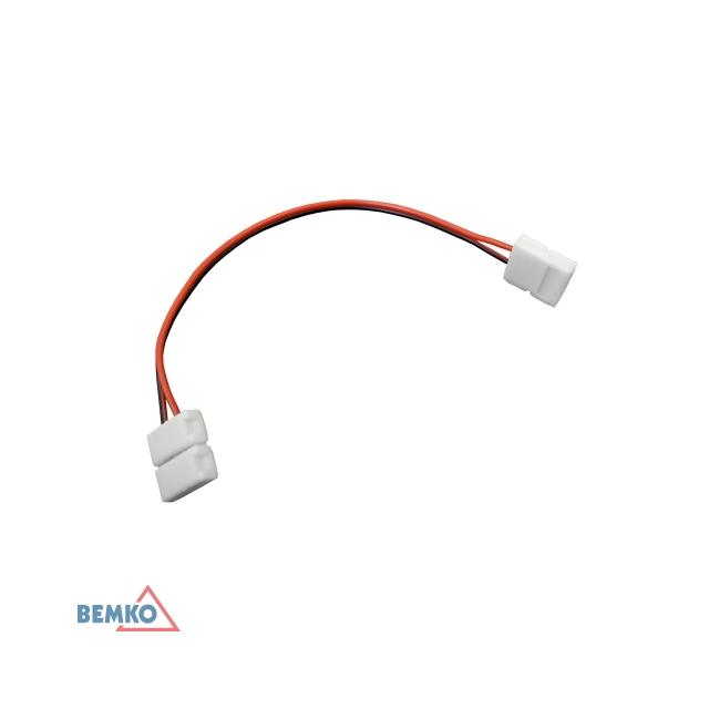 ZŁĄCZKA LED Z PRZEWODEM 2-STRONNA 8MM 3528