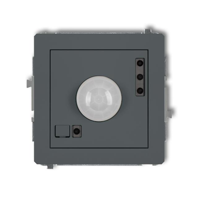 DECO Mechanizm elektronicznego czujnika ruchu grafitowy mat