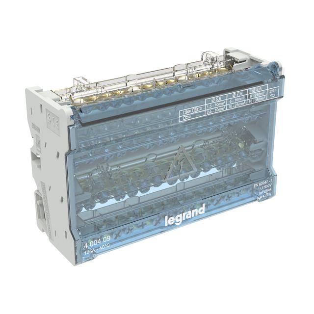 Modułowy Blok Rozdzielczy 8M 4P 125A - 14 Zacisków 400409 LEGRAND