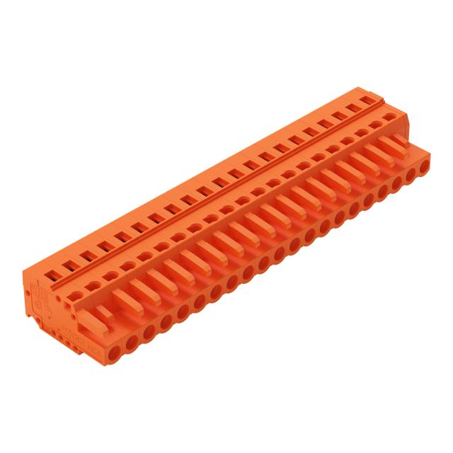 Gniazdo MCS-MIDI Classic 21-biegunowe pomarańczowe raster 5,08mm /10szt./ 231-321/026-000 WAGO