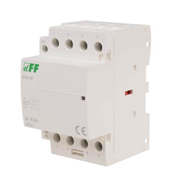 Stycznik modułowy montaż na szynie styki 4NO 63A ST63-40 F&F