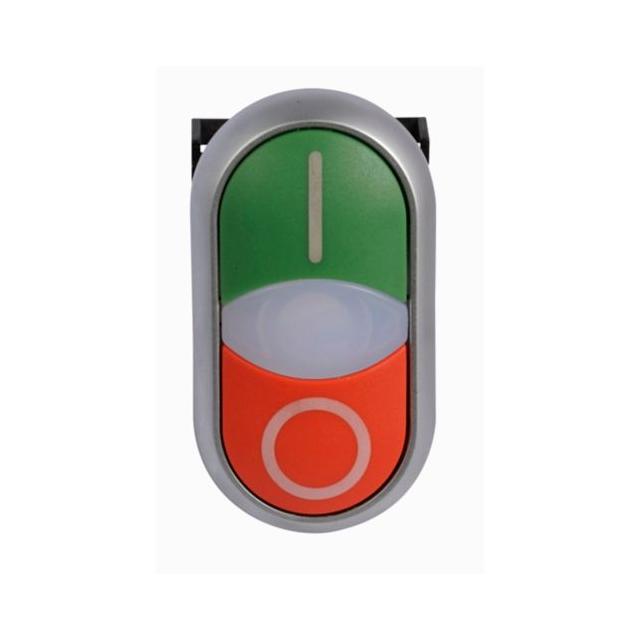 M22-DDLM-WS-X1/X0 Przycisk podwójny z samopowrotem i z możliwością podświetlenia 284832 EATON