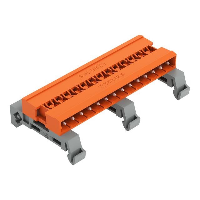 MCS-MIDI Classic wtyk dwustronny 14-bieg. pomarańczowy raster 5,08 mm /25szt./ WAGO
