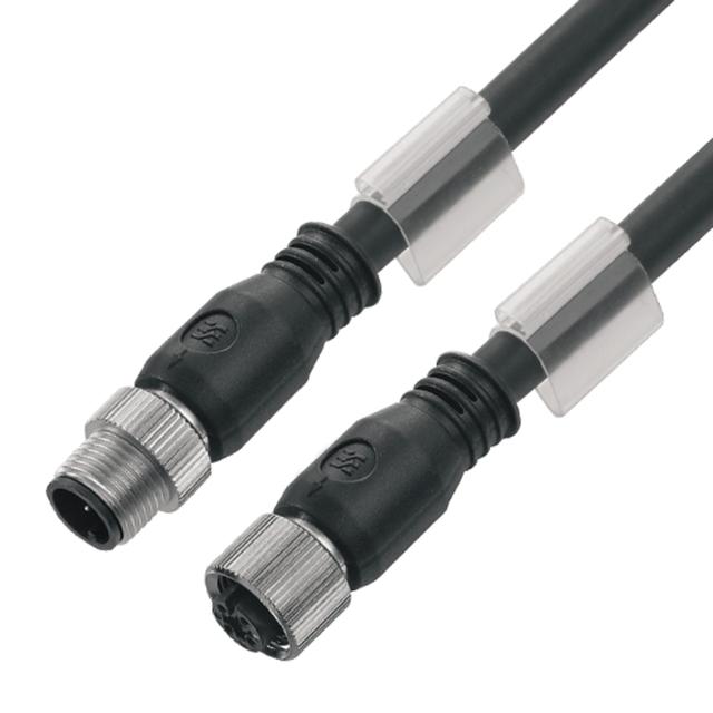 SAIL-M12GM12G-5S1.5U Przewód czujnika-siłownika (zmontowany), Kabel połączeniowy, M12 / M12, Liczba biegunów: 5, Długość kabla: 1.5 m, złącze męskie, proste - złącze żeńsk /1szt. 1058510150 WEIDMÜLLER