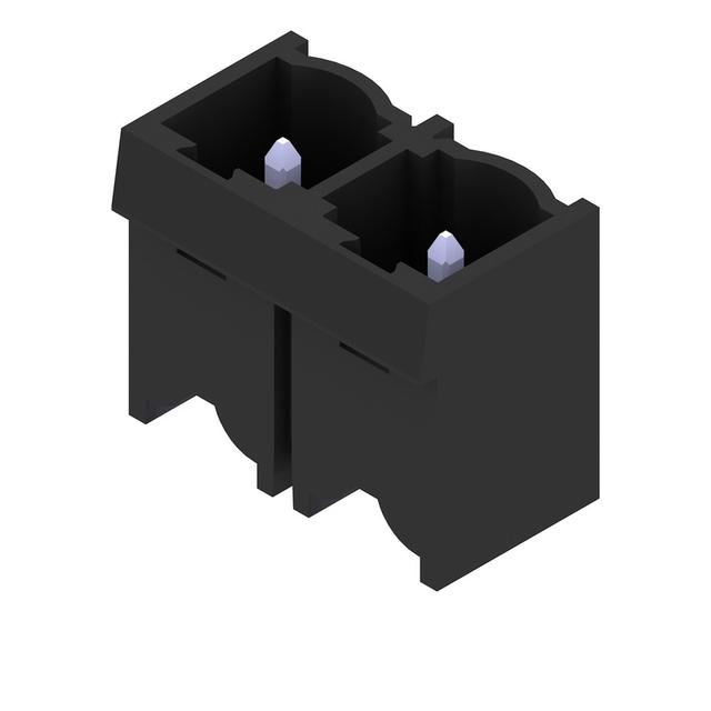 SL 7.62HP/02/180G 3.2SN BK BX Wtyki PCB (złącza płyty), 7.62 mm, Liczba biegunów: 2, kąt odejścia: 180° /100szt./ 1122550000 WEIDMÜLLER