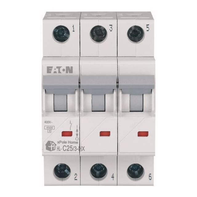HN-C25/3 Wyłącznik nadprądowy 6kA C25A 3P 194893 EATON