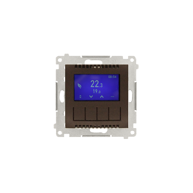 Simon 54 WMDR-17xxx1-046 Termostat programowalny z wyświetlaczem z wew/zewn czujnikiem