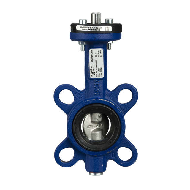 VF208W, zawór klapowy, DN40, kvs 50, przyłącze kołnierzowe, medium -10…100°C, dysk ze stali nierdzew