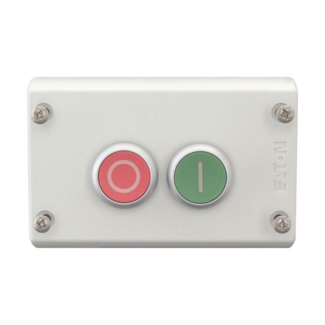 M22-I2-M1 Kaseta sterownicza 2-otworowa START/STOP szara IP67 216529 EATON