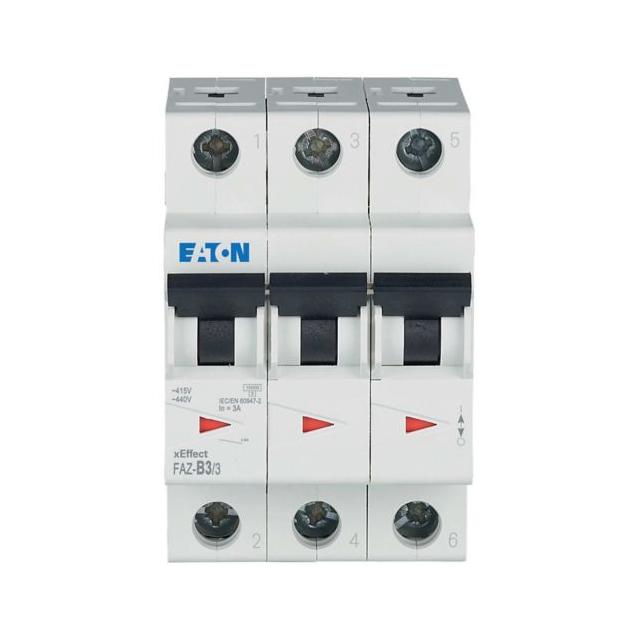 FAZ-B3/3 Wyłącznik nadprądowy 15kA B3A 3P 278837 EATON