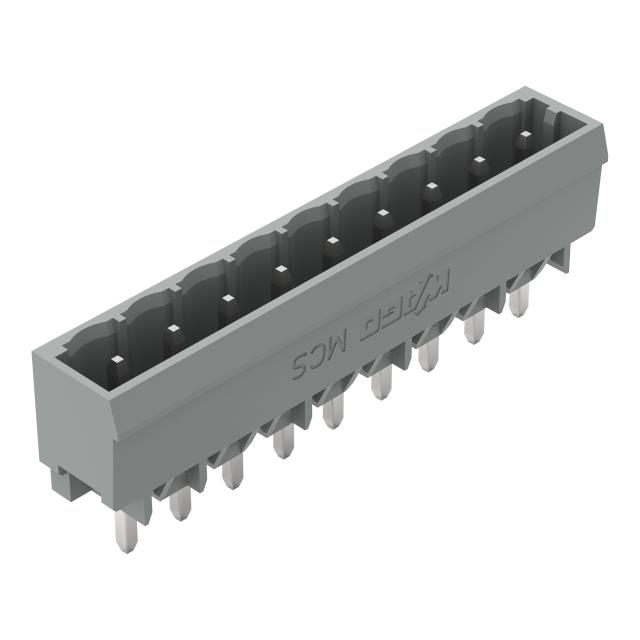 MCS-MIDI Classic wtyk 9-bieg. szary raster 5 mm /100szt./ WAGO
