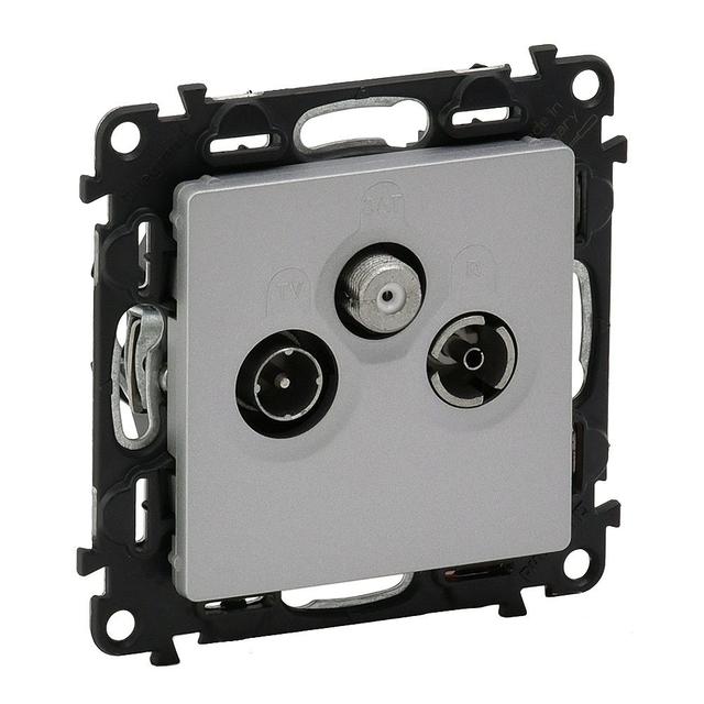 VALENA LIFE GNIAZDA ZAKOŃCZENIE TV-RD-SAT ALUMINIUM , Legrand